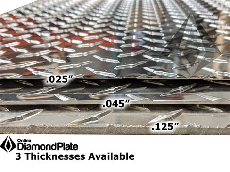 3 16 aluminum sheet metal|diamond plate thickness chart.